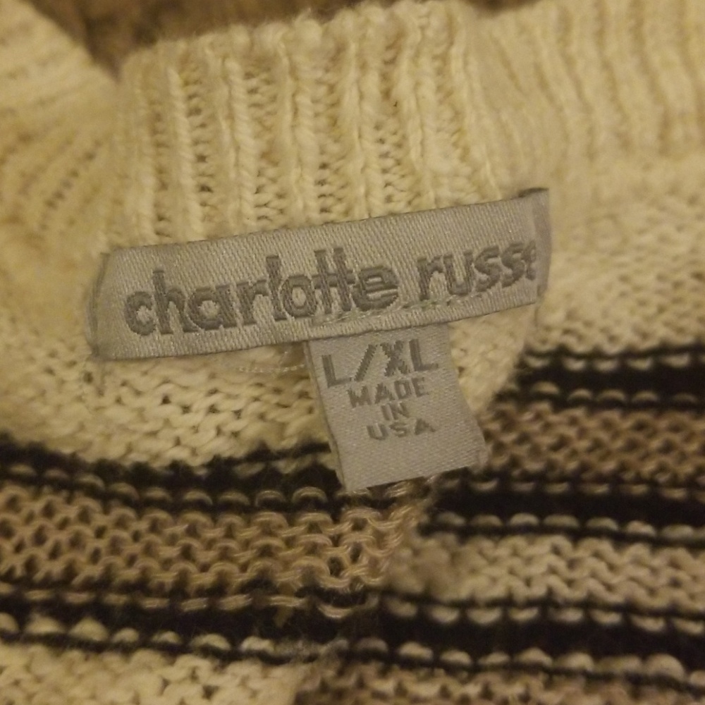 Pattern sweater poncho - Picture 2 of 2